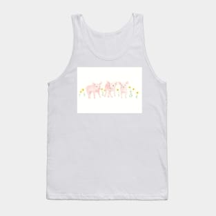 Pigs and Daisies Tank Top